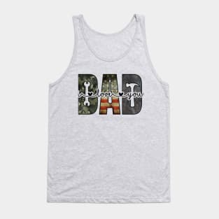 Handyman dad design text Tank Top